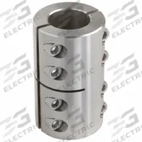 CLIMAX METAL PRODUCTS Rigid Shaft Coupling: 1/2 in Bore Dia 1, 1/2 in Bore Dia 2, Round, Two-Piece (MPN 2ISCC-050-050-S). Key specifications — attr870032: Round; attr870041: No; attr870034: CLIMAX METAL PRODUCTS; attr870070: Inch; attr925532: Same Bore Dimensions.