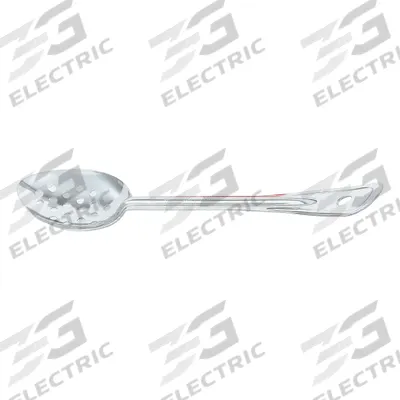 VOLLRATH Basting Spoon: 13 in Overall Lg, Silver, NSF Certified - Serving Spoons