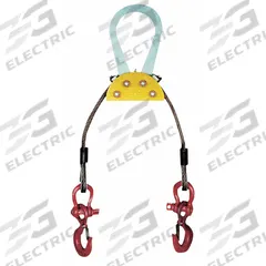 Load Leveling Sling,1 t Cap (MPN 52-1-3). Key specifications — Brand: CALDWELL; Rope Coating Type: Uncoated; Sling Material: Steel; Source of Supply: Made in USA.