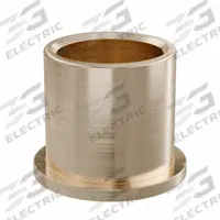 Flanged Sleeve Bearing: Bronze, SAE 841, 1 in Bore, 1 1/4 in OD, 1 1/4 in Lg, -35°F to 300°F, 10 PK (MPN FF1213-05B). Key specifications — System of Measurement: Inch; Material Grade: SAE 841; Flange Type: Flanged; Brand: OILITE.