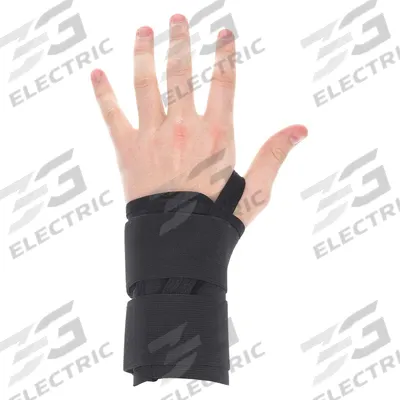 CONDOR Wrist Support: Left, XL Ergonomic Support Size, Black - CONDOR Double Strap Wrist Support