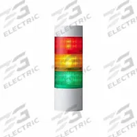 PATLITE Tower Light Assembly: 3 Tier, Sounder Tier Included, IP69K, Amber/Green/Red, Direct Wire (MPN LR10-302WJBW-RYG). Key specifications — Manufacturer Part Number: LR10-302WJBW-RYG; Brand: PATLITE; Operating Voltage: 24V DC; Light Tier Color: Amber.