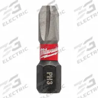 MILWAUKEE Insert Bit: Insert Bit, Imperial, PH3 Bit Industry Size, #3 Bit Size, Std, Hex, 25 PK (MPN 48-32-4113). Key specifications — attr1119695: MILWAUKEE; attr1119703: Alloy Steel; attr1119710: Standard; attr1119708: Hex; attr1202404: #3.