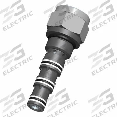 BUCHER HYDRAULICS Cartridge Valve: Screw-In, Screwdriver Adjustment, C08-40 Valve Cavity Size - Cartridge Check Valves