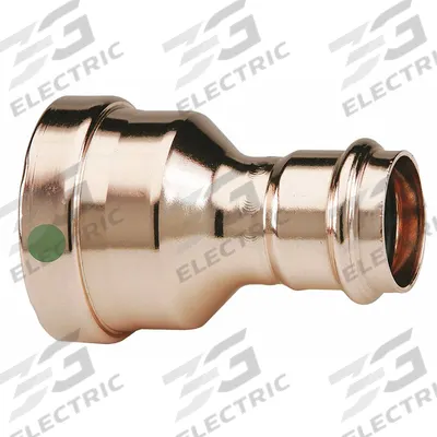 VIEGA PROPRESS Crimp Fitting: Straight, 2 1/2 in CTS x 1 1/2 in CTS size - Plumbing Copper & Bronze Press Tube Fittings