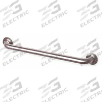 APPROVED VENDOR Wall Grab Bar: Straight, 24 in Lg, 1 1/2 in Dia, Stainless Steel, Unfinished (MPN 3P918). Key specifications — Brand: APPROVED VENDOR.