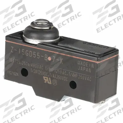 OMRON Snap Action Switch: Plunger Actuator, 1NO/1NC - Plunger Snap-Action Switches