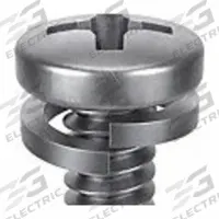 SEMS Screw: Split Lock, #6-32 Thread Size, 1/8 in Lg, Stainless Steel, Passivated, Pan, 10 PK (MPN 1-PPL-6C-18). Key specifications — Drive Size: #2.