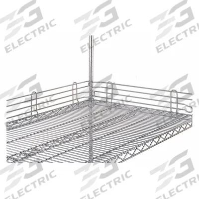 INSTOCK Wire Shelf Ledges: 24 in x 1 in x 4 in - Ledges for Wire Shelving