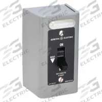 GE Manual Motor Starter: Non-Reversing, 2 Poles, 16 A, Thermal Protection, Toggle Switch (MPN CR101H11). Key specifications — Brand: GE; Thermal Units Required: 1 (Not Included).