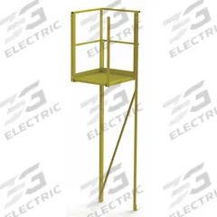 TRI-ARC Turn Platform: 8.5 ft Overall Ht, Steel (MPN UCT06246). Key specifications — Material: Steel; Color: Yellow; Brand: TRI-ARC.