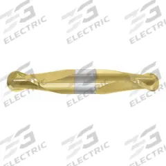 APPROVED VENDOR Ball End Mill: Carbide, TiN Coated, Double End, 2 Flute, 7/16" Mill Dia, 9/16" LOC (MPN 240-001111)
