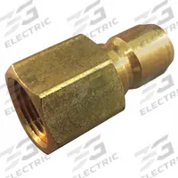 HANSEN Hydraulic Quick Connect Hose Coupling: 1 in, Steel, 416.4 lpm Max. Flow Rate, FNPT (MPN 8T36). Key specifications — attr297111: Steel; attr297114: 1"-11-1/2; attr303815: HANSEN.