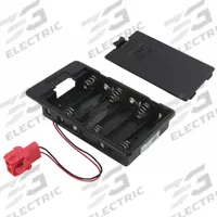 BESTCARE Battery Pack Holder: Plastic, Black, 4 1/2 in Overall Lg (MPN 0710-358-001). Key specifications — Includes: Universal Cap (Female); Brand: BESTCARE; Compatible Series: 3753; Material: Plastic; Product Type: Battery Pack Holder.