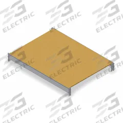 TENNSCO Shelf: 48 in x 24 in, Particleboard, 4,150 lb Load Capacity. Key specifications — Decking Material: Particleboard; Frame Finish: Powder Coated; Frame Material: Steel; Color: Industrial Gray; Includes: Cross Bars; Brand: TENNSCO.