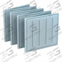 GRAINGER Link Air Filter: 24 in x 24 in x 1 in, 24 in Section Wd, 8 Sections, 3 Ply, MERV 8 (MPN 2DWZ6). Key specifications — Performance Rating: MERV 8; Brand: GRAINGER; Media Material: Synthetic.