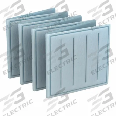 GRAINGER Link Air Filter: 24 in x 24 in x 1 in, 24 in Section Wd, 8 Sections, 3 Ply - MERV 8 Link Air Filters