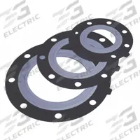 Full Face Flange Gasket: Class 150, EPDM, For 2 in Pipe, 5/64 in Thick, 2 3/8 in Inside Dia, Black (MPN 3114020). Key specifications — Brand: ASAHI.