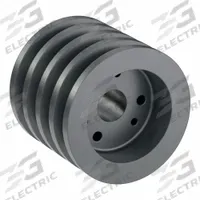 APPROVED VENDOR V-Belt Pulley: 3V265, 4 Groove, 2.65 in OD, Bushed Bore, JA, For 3V/3VX Belt Section (MPN 43V265JA). Key specifications — Pulley Industry Number: 3V265; Pitch Diameter: 2.65 in (3V); For Belt Section (broad, with similar types): 3V or 3VX.
