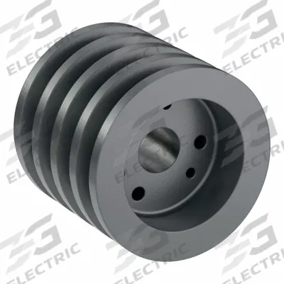 APPROVED VENDOR V-Belt Pulley: 3V265, 4 Groove, 2.65 in OD, Bushed Bore - Bushed-Bore Cast-Iron Wedge V-Belt Pulleys