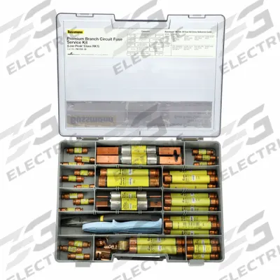 BUSSMANN Fuse Kit: Includes Series LPN-RK/LPS-RK, RK1 Fuses - UL Class & Midget Fuse Kits