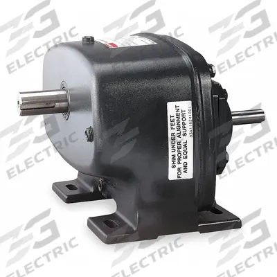 Dayton Speed Reducer: 87:1, 20 RPM, 0.75 hp Input Max, 998 in-lb Output Max - Indirect-Drive Parallel Speed Reducers