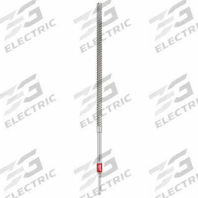MILWAUKEE Rebar Cutter Drill Bit: 1/2 in Drill Bit Size, 16 in Max Drilling Dp - 3-Flat-Shank Rebar Cutting Drill Bits