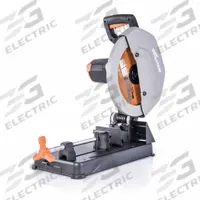 EVOLUTION Chop Saw: 14 in Blade Dia., 1,450 RPM Max. Blade Speed, 120V AC, 15 A Current, Chop Saw (MPN R355CPS). Key specifications — attr1255370: EVOLUTION; attr1255371: Chop Saw; attr1255373: 120V AC.