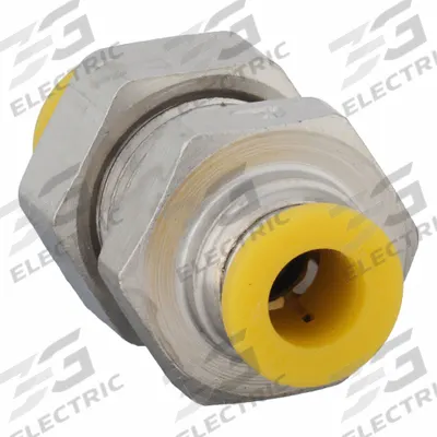 PARKER Push-Fit Union Fitting: 6 mm OD x 6 mm OD Size, Push-to-Connect x Push-to-Connect - Nickel-Plated Brass Tube Fittings
