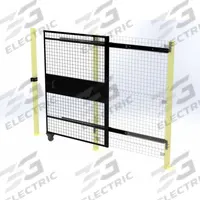 VELOX Machine Guard Door: 66 in x 58 in, Pull (MPN XG590566-097). Key specifications — attr1283168: Yes; attr1283205: VELOX; attr1283178: Powder-Coated; attr1283183: Pull.