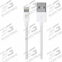 MONOPRICE USB Cable: Lightning End 1, Type A End 2, White, 3 ft Lg, USB Cable (MPN 12844). Key specifications — End 1 Connection Type: Lightning; Color: White; Brand: MONOPRICE; Product Type: USB Cable; End 2 Connection Type: Type A.
