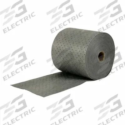 BRADY SPC ABSORBENTS Sorbent Roll: Gray, Polypropylene, 150 ft Roll Lg, 15 in Roll Wd - Sorbent Rolls
