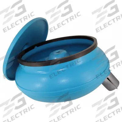 RAYTECH Bowl and Lid: 21 in Bowl Dia, 10 in Bowl Ht, 7 in Bowl Wd to Shaft - Vibratory Tumbler Bowls & Lids