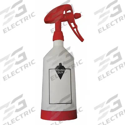 GRAINGER Dual Spray Bottle: 1 L Container Capacity, Stream, Red/White, Red - Bottles with Dual Sprayer