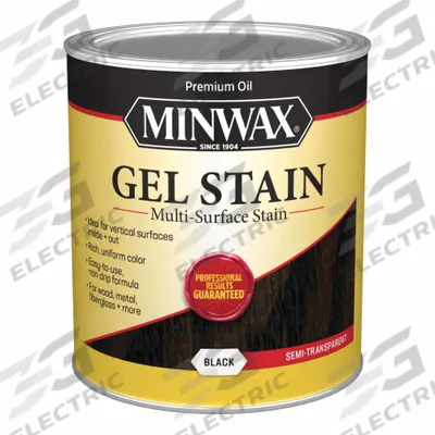 MINWAX Wood Stain: Wood Stain, Interior, Oil, 1 qt Container Size, Fiberglass/Metal/PVC/Wood - Wood Stains