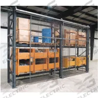 WIRECRAFTERS Enclosure Kit: 5 Bays, 108 in x 48 in x 120 in, 10 ga, Steel, Powder Coated, Gray (MPN RE91048SD5). Key specifications — Brand: WIRECRAFTERS; Material: Steel; Includes: (5) Sliding Doors; Includes Hardware: Yes; Finish: Powder Coated; Color: Gray.