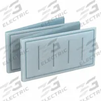 GRAINGER Link Air Filter: 12 in x 18 in x 1 in, 18 in Section Wd, 4 Sections, 3 Ply, MERV 8 (MPN 2JUZ4). Key specifications — Performance Rating: MERV 8; Brand: GRAINGER; Media Material: Synthetic.