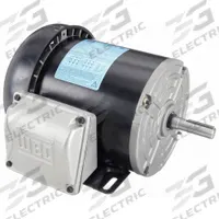 WEG General Purpose Motor: Rigid Base Mount, Totally Enclosed Fan Cooled, 3/4 hp, 208-230/460V AC (MPN .7536ES3E56-S). Key specifications — Brand: WEG; Nameplate Voltage @ 60 Hz: 208-230/460V AC; Full Load Current @ 60 Hz: 2.50-2.26/1.13 A; Nameplate RPM @ 60 Hz: 3,475 RPM; Motor Enclosure: TEFC.