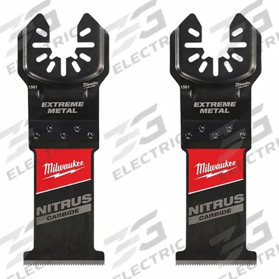 MILWAUKEE Oscillating Tool Blade: 4 3/16 in Overall Lg (MPN 49-25-1561 - Open-Back Universal OIS Mounted Blades