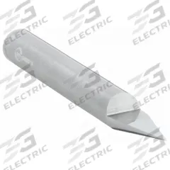 ONSRUD Engraving Tool: Tipped Off, Carbide, 30° Tip Angle, 0.02" Tip Dia, 2" OAL (MPN 37-05)