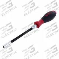WIHA Nut Driver: Metric, Flex Shaft Nut Driver, 8 mm Hex Size, 5 7/8 in Shank Lg, 150 mm Overall Lg (MPN 37239). Key specifications — attr1214505: WIHA.