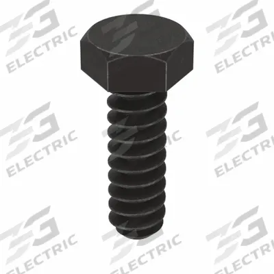 SEMS Screw: M6.3 Size, 16 mm Lg, Steel, Phosphate, Phillips, Hex Washer - Hex Head Washer Sheet Metal Screws