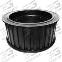 APPROVED VENDOR Timing Belt Pulley: Trapezoidal, Bushed, For H Timing Belt Section, For 2 in Belt Wd (MPN QD44H200). Key specifications — Brand: APPROVED VENDOR; Tooth Profile: Trapezoidal; Finish: Black Oxide; For Bushing Type: Quick Detachable.