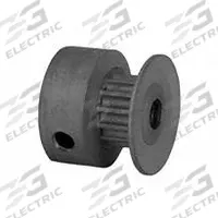 DAYTON Timing Pulley: Modified Curvilinear, Fixed, For GT Timing Belt Section, For 3 mm Belt Wd (MPN 13-2P03-6CA1). Key specifications — Brand: DAYTON; Finish: Clear Anodized; For Belt Series: Powerhouse®.