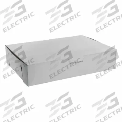 APPROVED VENDOR Disposable Carry-Out Food Container: 4 in Ht, 19 in Wd, 14 in Dp, Paperboard - Tuck-Top Paperboard Boxes