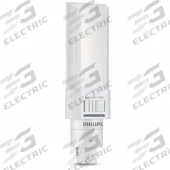 PHILIPS Compact LED Bulb: Type B, 2-Pin (G24d), Tube, LED, 3000K/3500K/4000K, 11 W Watt (MPN 11PL-C/T/COR/32H-3CCT/MF15/P/20/1). Key specifications — Brand: PHILIPS; Bulb Designation: 11PL-C/T/COR/32H-3CCT/MF15/P/20/1; Dimmable: No; Color Temperature: 3500K.