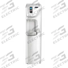 PURLOGIX Plumbed Water Dispenser: Cold/Hot, White, ABS/Metal, 49 3/4 in Ht, 13 in Wd, Still, Adj (MPN BluV-MPW). Key specifications — Water Type: Still; Operating Voltage: 115V AC; Power Source: Electric Corded; Water Temperature Types: Hot; Brand: PURLOGIX; Housing Color: White; Material: Stainless Steel.