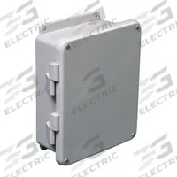 WIEGMANN Enclosure: Fiberglass, 13 in x 11 in x 6 in, NEMA 12/4X/6P, Hinged, Solid Cover (MPN HW-J141206FCHSC). Key specifications — Brand: WIEGMANN; Closure Method: Screws; Knockouts: Not Included.