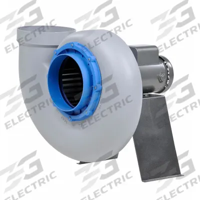 Plastec Blower: 11 7/8 in Wheel Dia, Direct Drive, Includes Drive Pack - Corrosion-Resistant Direct-Drive Blowers