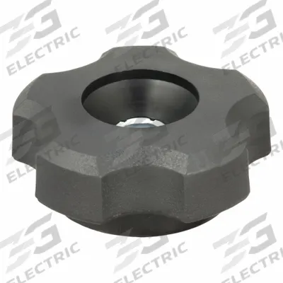 INNOVATIVE COMPONENTS Hand Knob: 5 Point, Plastic w/ Steel Thread, #10-24 Thread - Snap-Lock 5-Arm Knobs